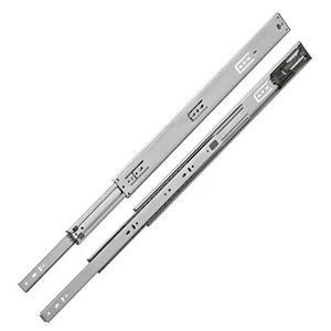 1 PAIR 16" Drawer Slides Full Extension Push to Open 100 Lbs Weight Capacity - Picture 1 of 2
