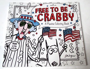 New 2015 1st/1st Free to be Crabby - A Maxine Coloring Book - 4th of July F - Picture 1 of 6