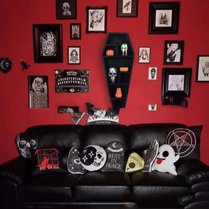 New Halloween Gothic Decorative Coffin Rack - Picture 1 of 6