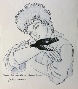 Jean Marais (1913-1998): "like Him, You Are A Super-kid", Original Lithograph - Picture 1 of 1