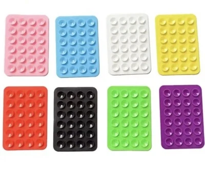 Silicone Adhesive Sticky Suction Pad For Mobile Phone Suction Cup Glass Desktop - Image 1 of 4