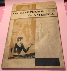 1936 The Telephone in America Booklet American Telephone & Telegraph  - Picture 1 of 6