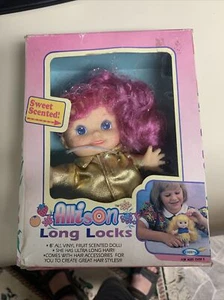 Vintage Allison Doll with Red Hair Sweet Smell 1990 Long Locks Accessories NIB - Bild 1 von 10