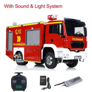 1:14 4x2 RC Fire Fighting Truck RTR Car Remote Control Fire Fighting Vehicle - Picture 1 of 12