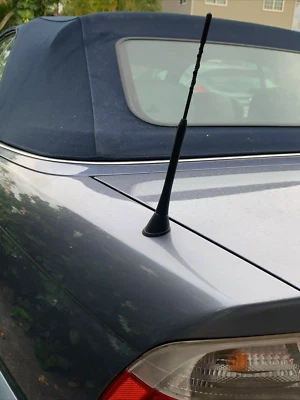 Mástil de antena de 9 pulgadas negro Fuba Power Rod radio AM/FM para BMW Serie 3 1995-2006 Foto 1 de 4