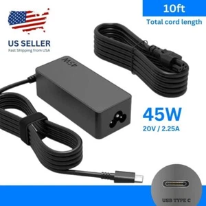 45W Type-C USB-C Laptop Charger for Dell Chromebook Lenovo HP Samsung - Picture 1 of 4