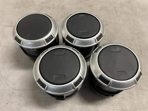 Jeep JK Wrangler OEM Set (4) Silver Trim Heater Dash AC Vents 2011-2017 168388 - Foto 1 di 5