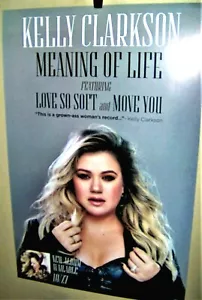 KELLY CLARKSON Meaning of Life Full Color Poster Very COOL - Picture 1 of 1