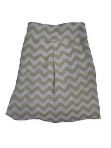 Free People Zulu & Zephyr Chartreuse Wave Damenhose Größe 8 NEU weites Bein - Bild 1 von 8