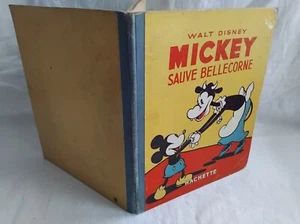 WALT DISNEY 1937 MICKEY SAUVE BELLECORNE HACHETTE BD - Picture 1 of 4