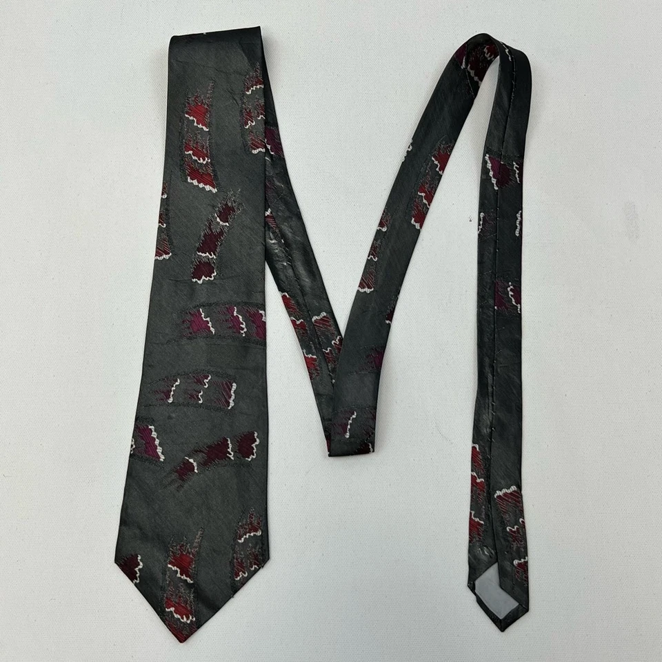 Enrico Coveri мужской галстук галстук многоцветный абстрактный широкий сплетенный классический короткий - Изображение 1 из 4