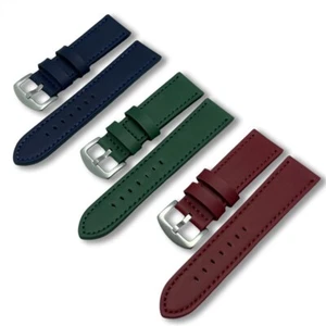 Universal cut edge of strap 18m20m22m24mm genuine leather watch strap - Picture 1 of 21