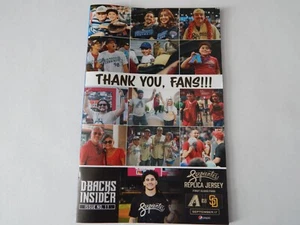 ARIZONA DIAMONDBACKS MLB BASEBALL D-BACKS INSIDER ISSUE #11 45 PAGES PROGRAM NEW - Picture 1 of 8