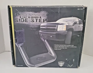 BBS-1103 Black Bull Series Cast Aluminum Side Step, Black, 2 Steps/1 Pair , NEW - Picture 1 of 6