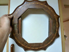 NICE OLD-ANTIQUE DIAL CLOCK SCALLOPED INLAID WALL CLOCK SURROUND