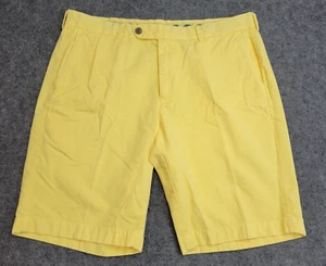 Pantalones Cortos Brooks Brothers Para Hombre 38 Amarillo Chino Calce Clásico Coastal Preppy Resort - Imagen 1 de 11