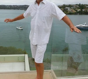 VINTAGE Thomas Nash Handsome Smart Crisp Casual Cotton Sport Shirt - Imagen 1 de 6