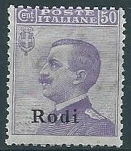 1912 EGEO RODI EFFIGIE 50 CENT MNH ** - W107-4 - Imagen 1 de 1