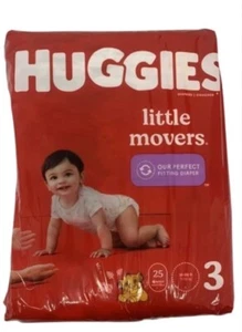 Huggies Little Movers Disney Baby Diapers, Size 3 (16-28 lbs), 25 Ct - Picture 1 of 1