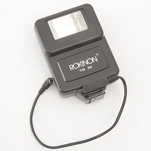 ROKINON 18M HOT SHOE/PC SYNC UNIVERSAL POCKET FLASH GUN -TESTED - Picture 1 of 3