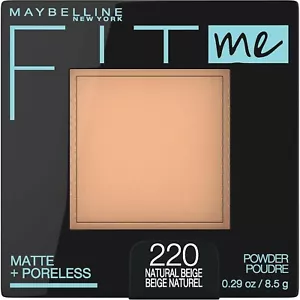 Polvo prensado Maybelline Fit Me mate + sin poros #220 beige natural - Imagen 1 de 7