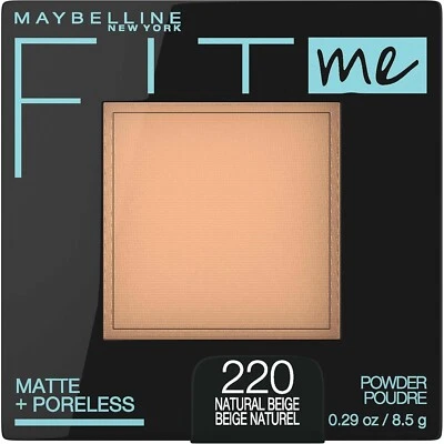 Maybelline Fit Me Matte + Poreless Pressed Powder #220 Natural Beige - Image 1 of 4