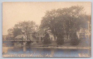 1908 RPPC Harrison, ME - Bolsters Mills - Stuart & Gay Store Unposted Postcard - Picture 1 of 4