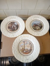 3 x Vintage Coalport Christmas Collectors Plates 1983/1984/1987