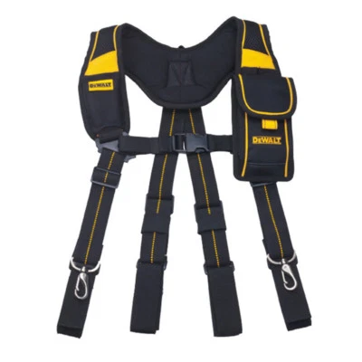 Dewalt Tough Pouch DWST80915-8 Suspenders Pro Work Tool Belt Mobile Pouch - Image 1 of 3