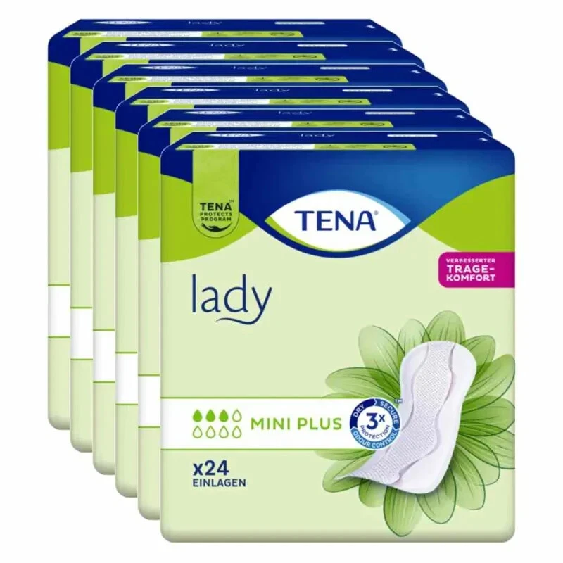 TENA Lady - Mini PLUS / 6 x 24 Stück - NEU