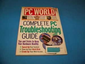 Vintage Computer Magazine 1998 PC World "Complete PC Troubleshooting Guide" - Imagen 1 de 4
