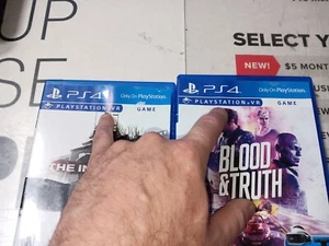 Blood & Truth and The Inpatient *DEBE TENER Equipo VR Original para Jugar*-Bueno - Imagen 1 de 12