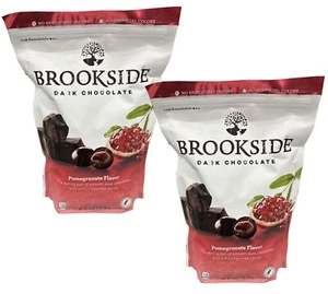 2 Packs Brookside Dark Chocolate Pomegranate Acai Blueberry Fruit Centers, 32 Oz - Picture 1 of 3