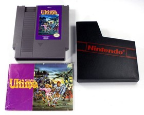 NES Nintendo Ultima Exodus with Original Manual and Sleeve