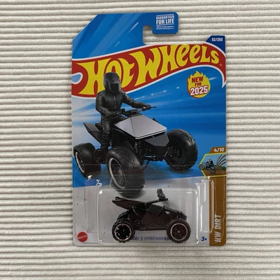 Vehículo todo terreno Hot Wheels Tesla Cyberquad Mainline 2025 escala 1/64 Foto 1 de 2