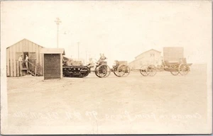 C1910s FORT SILL Oklahoma RPPC Foto Real Postal "Viniendo de Disparar" Primera Guerra Mundial - Imagen 1 de 2