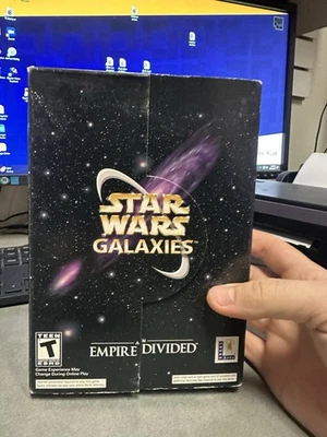 STAR WARS GALAXIES AN EMPIRE DIVIDED BIG BOX PC 2003 LUCAS ARTS BRAND NEW SEALED - Image 1 of 4