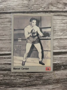 MARCEL CERDAN Sidi Bel-Abbes, Algeria 1991 AW All World Sports Boxing Card #62 - Picture 1 of 2