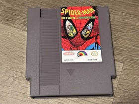 Spider-Man Return of the Sinister Six Nintendo Nes Casi Como Nuevo con Funda Aut&eacute;ntico