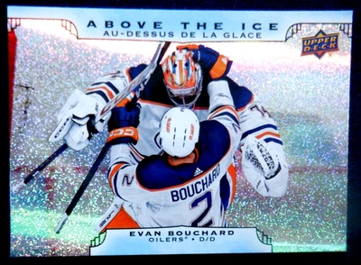 Evan Bouchard Tim Hortons Upper Deck  Above The Ice card AI-11, 2025 -26 Oilers - Image 1 of 2