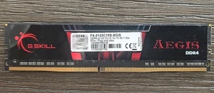 8GB G.Skill DDR4 Aegis 2133MHz PC4-17000 CL15 Single Desktop Memory Module - Picture 1 of 3