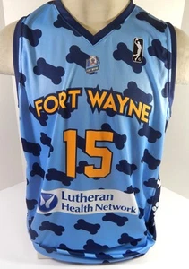 2021-22 Fort Wayne Mad Ants #15 Game Issued Blue Jersey Hoops & Hounds Night 6 - Bild 1 von 6