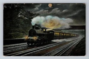 L. & N. W. R. "Irish Mail" von Moonlight Valentines Serie Vintage Postkarte - Bild 1 von 2