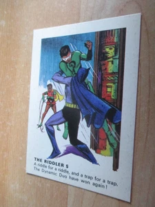 NABISCO WEETIES CEREAL CARD: BATMAN CRIME CARD....THE RIDDLER 5. - Picture 1 of 2