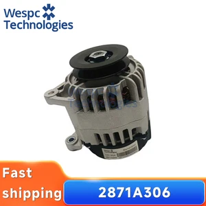 2871A306 Alternator for Perkins 1104D-E44TA 12V Diesel Engine - Picture 1 of 7