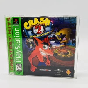 Crash Bandicoot 2: Cortex Strikes Back (Greatest Hits) (Sony PlayStation 1,... - Imagen 1 de 5