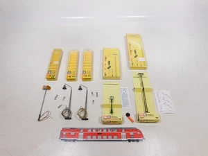 6x Brawa H0 Leuchte 545 1572 5000 5507 Gittermastleuchte sg/NEUW+OVP #ED961-0,5 - Bild 1 von 5