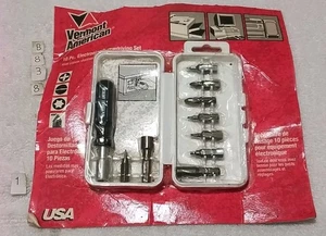 07652-1 VERMONT AMERICAN 10PC ELECTRONICS SCREWDRIVER BIT SET USA ๐บ๐ธ - Picture 1 of 4