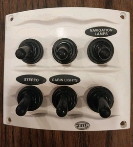 HELLA 6 GANG SWITCH PANEL - Picture 1 of 4