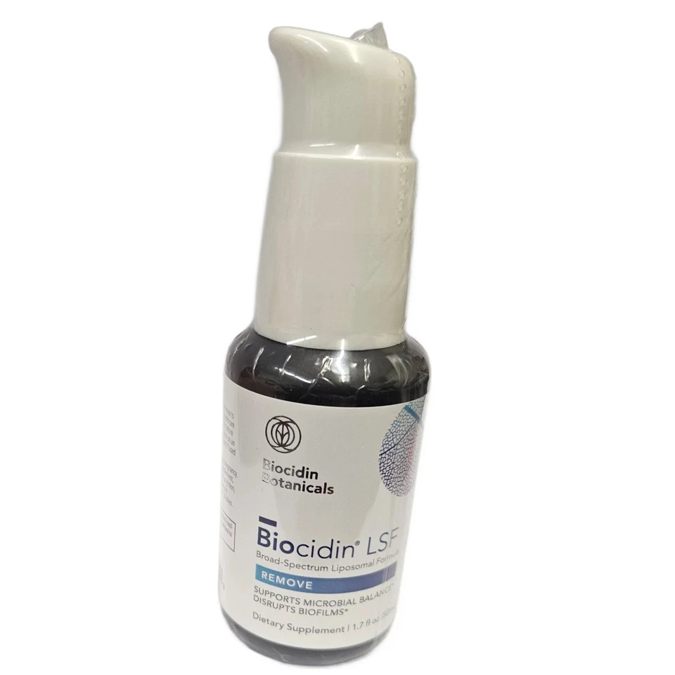 Biocidin LSF fórmula lipossomal de amplo espectro líquido de limpeza intestinal 1,7 oz lacrado - Imagem 1 de 3